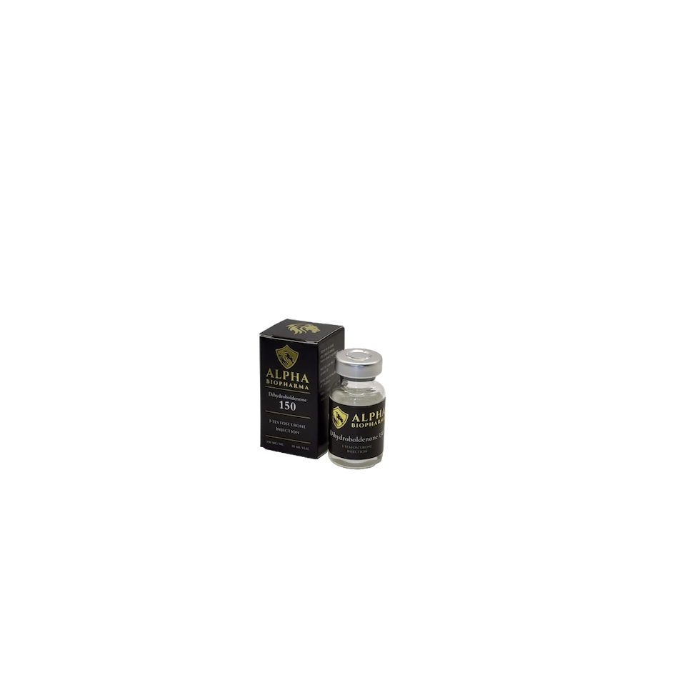 Dihydroboldenone verpakking van Alpha BioPharma linker vooraanzicht