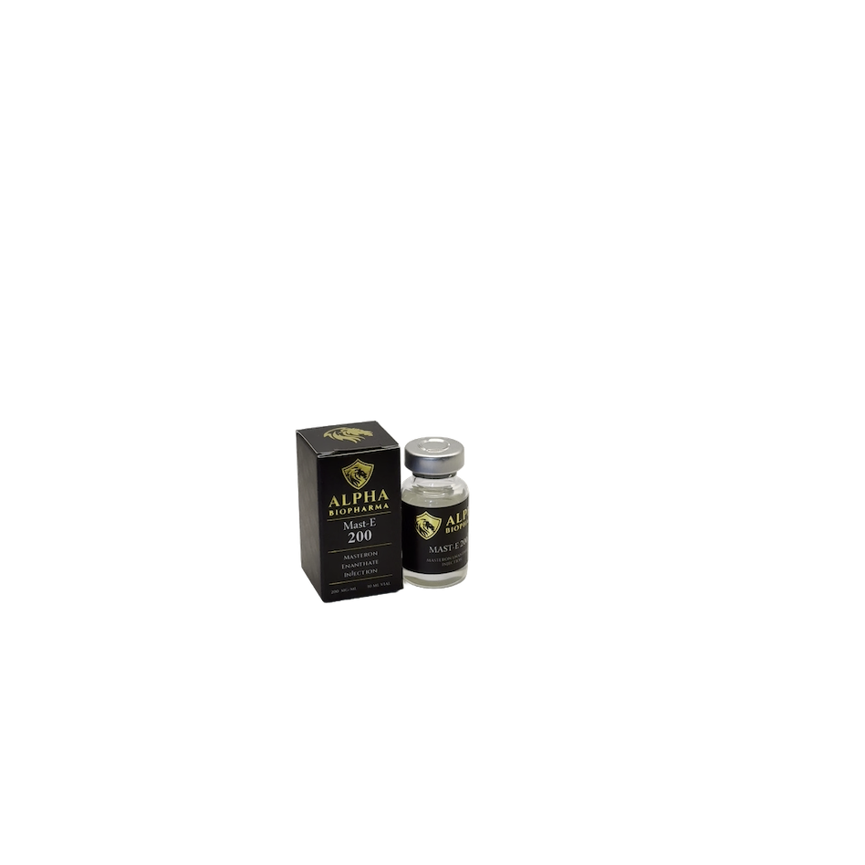 Masteron Enanthate verpakking van Alpha BioPharma vooraanzicht rechts