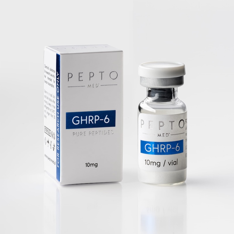 GHRP-6 vial en doosje