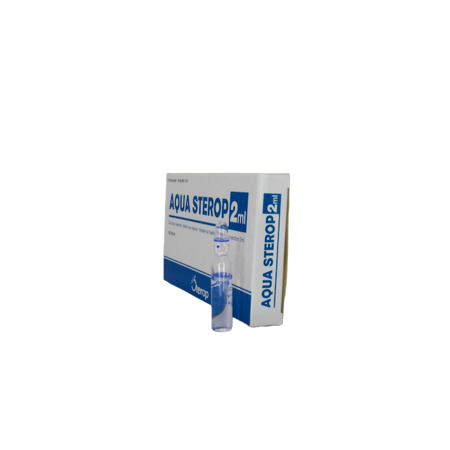 Aqua sterop steriel water voor injecties