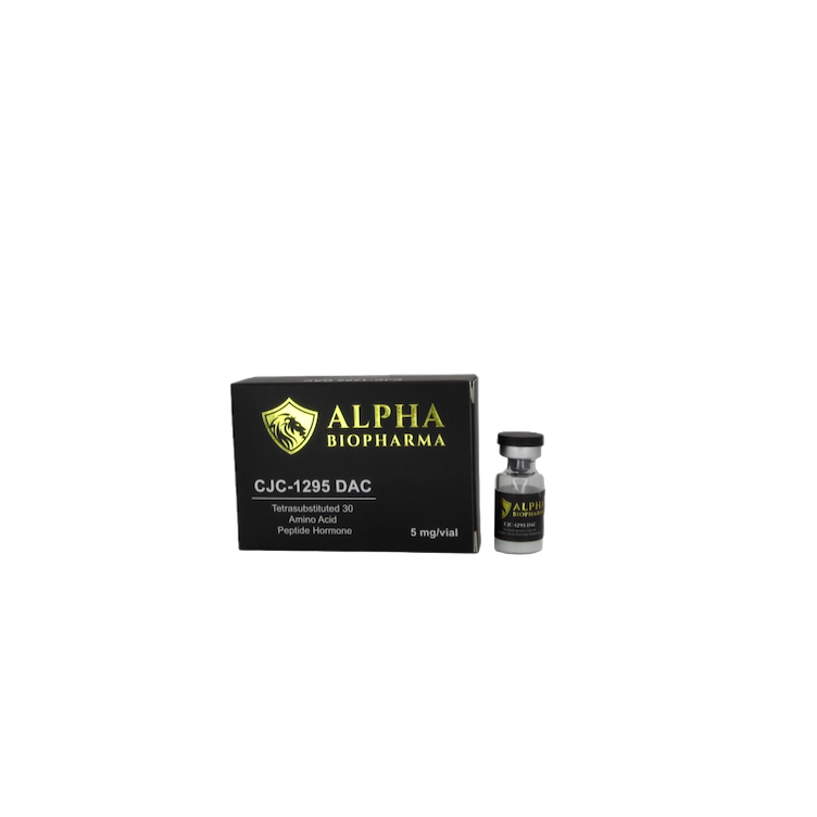 CJC-1295 DAC van Alpha BioPharma doosje en vial voorkant