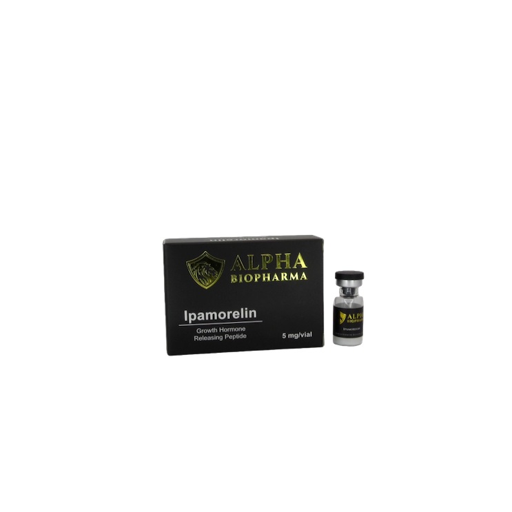 Tweede voorzijde peptide Ipamorelin 5 mg van Alpha BioPharma