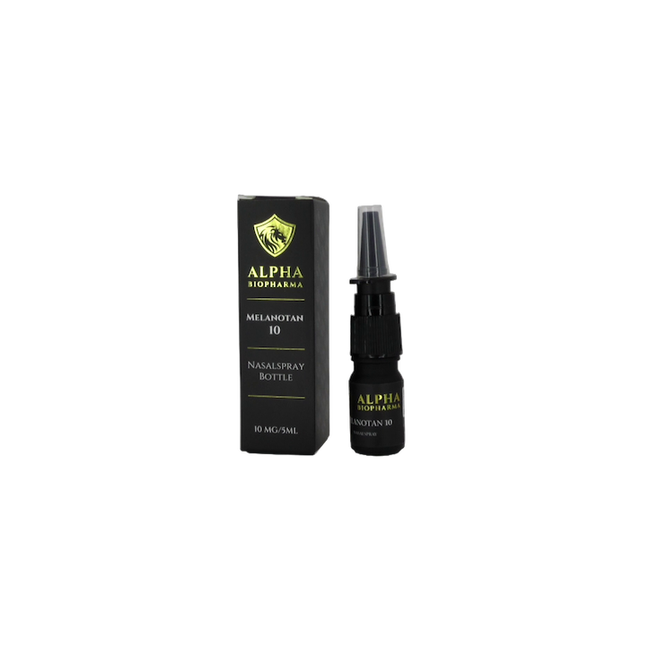 Linker voorzijde Melanotan neusspray