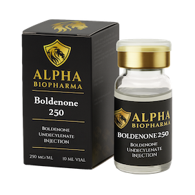 Boldenone Undecylenate van Alpha BioPharma voorkant links