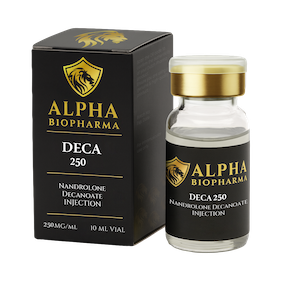 Deca Nandrolone voorzijde links Deca Nandrolone van Alpha BioPharma voorzijde links