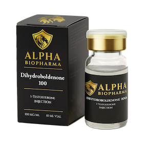 Dihydroboldenone voorkant links Dihydroboldenone van Alpha BioPharma voorkant links