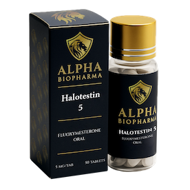 Halotestin rechtsvoor Halotestin van Alpha BioPharma voorkant rechts