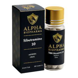 Sibutramine van Alpha BioPharma voorzijde rechts