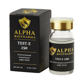 Testosterone Enanthate van Alpha BioPharma voorkant links