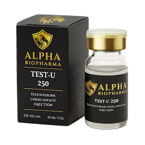 Testosterone Undecanoate van Alpha BioPharma voorkant links