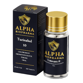 Turinabol van Alpha BioPharma voorzijde links