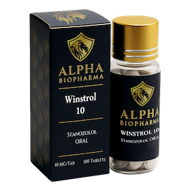 Winstrol rechtsvoor Winstrol van Alpha BioPharma voorkant rechts