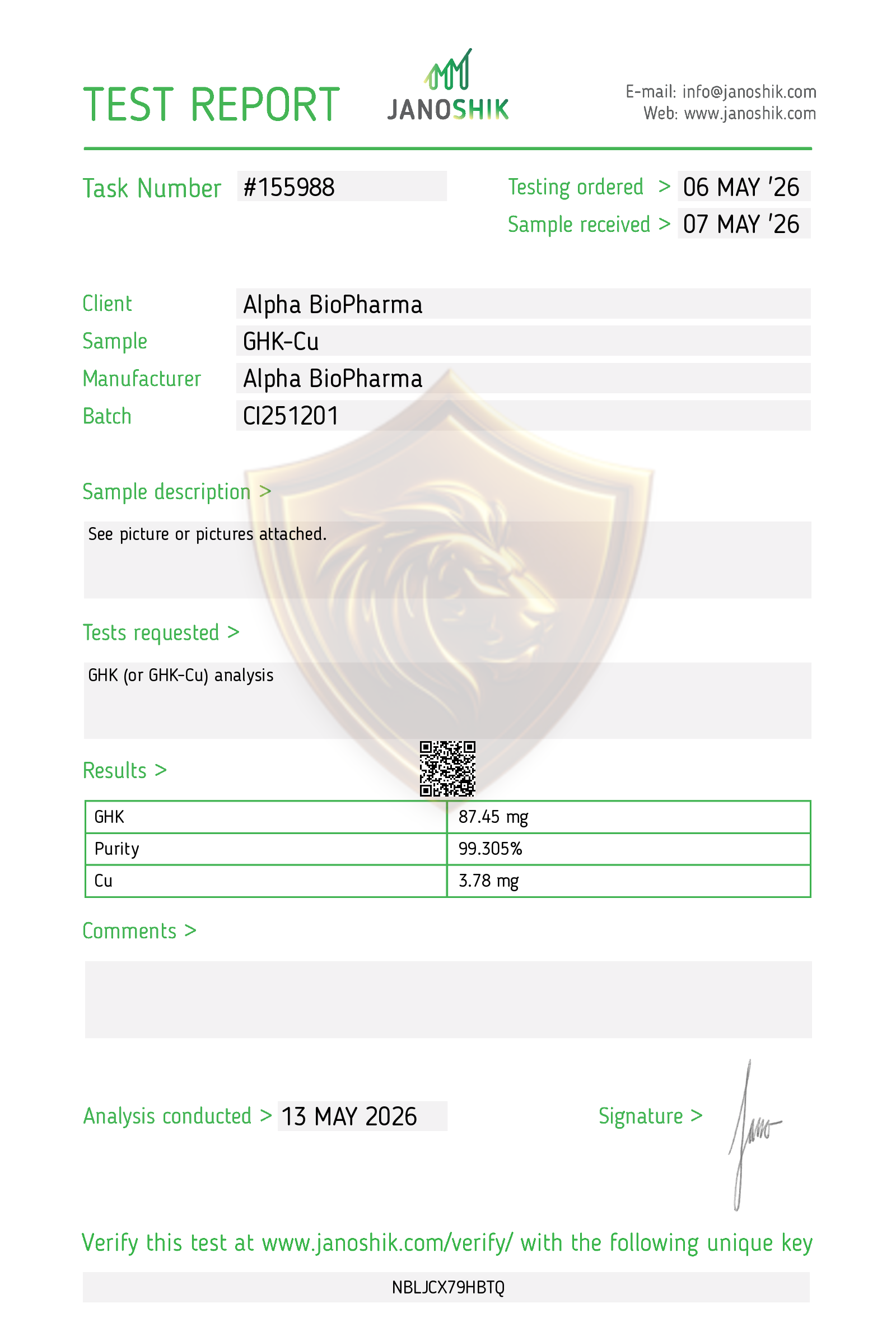 Lab Result