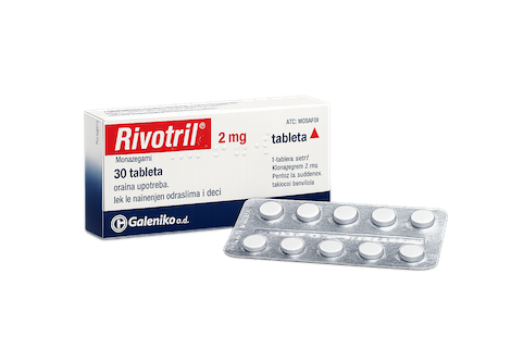 Clonazepam 2 mg verpakking