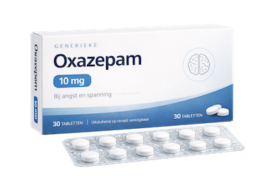 Oxazepam 10 mg verpakking