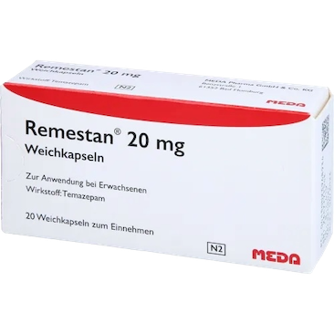 Doosje Remestan 20 mg Temazepam