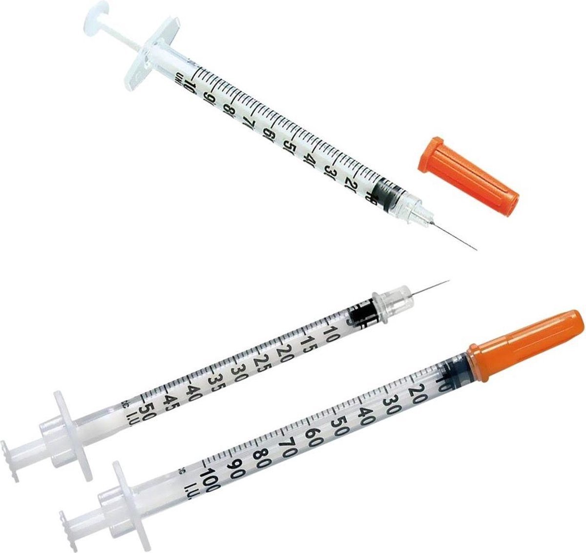 Injectiespuit en naald - 10 stuks - 0,33 x 12,7 mm