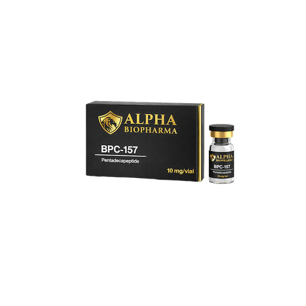BPC-157 10 mg peptide van Alpha BioPharma voorkant