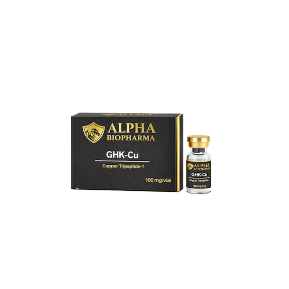 GHK-Cu 100 mg peptide van Alpha BioPharma voorkant