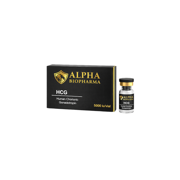 HCG 5000 iu peptide van Alpha BioPharma voorkant
