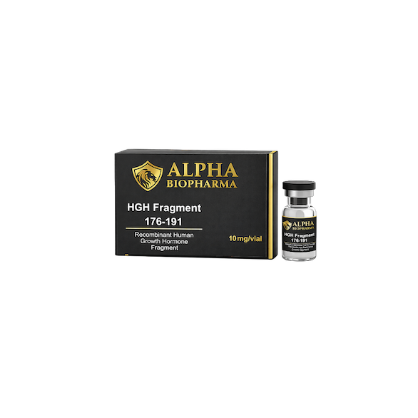 HGH Fragment 176-191 10 mg peptide van Alpha BioPharma voorkant