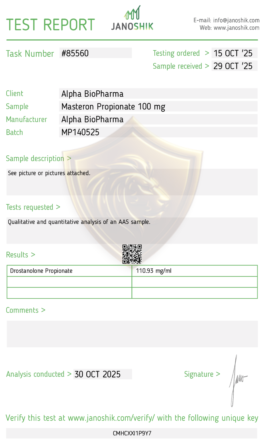 Masteron Propionate - Afbeelding 2