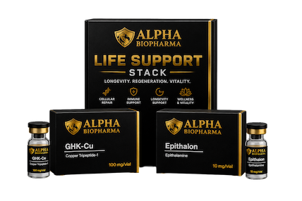 Life support peptide stack van Alpha BioPharma