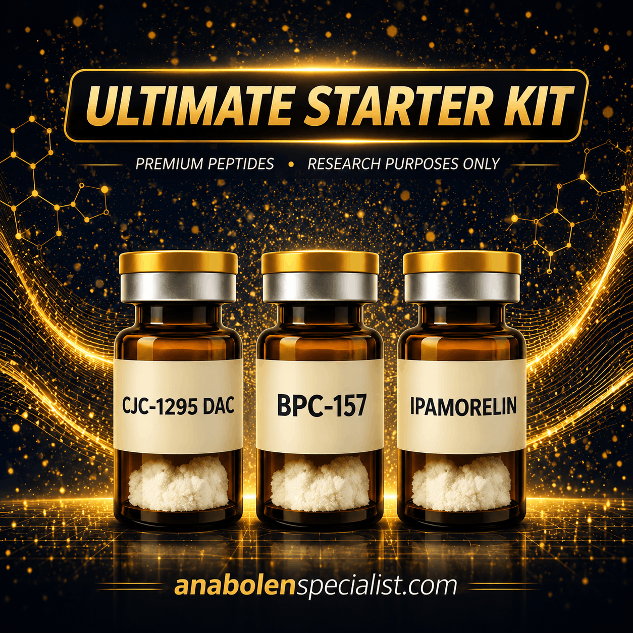 Ultimate Starter Kit (BPC-157 + CJC-1295 + Ipamorelin)