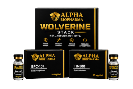 Wolverine stack BPC-157 en TB-500 peptides van Alpha BioPharma