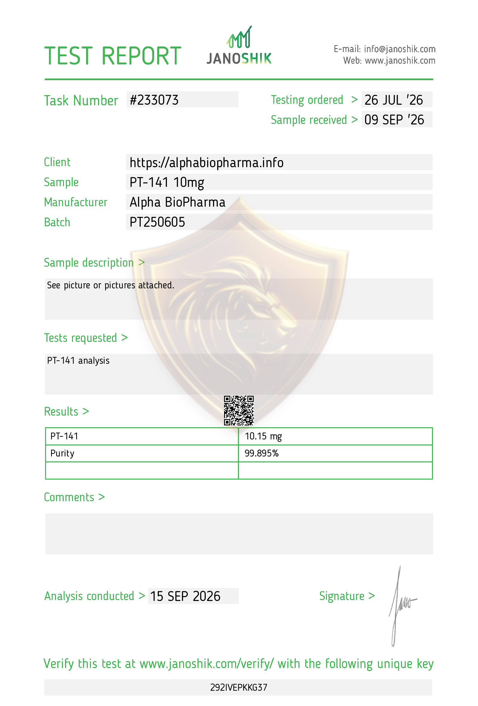 Lab Result